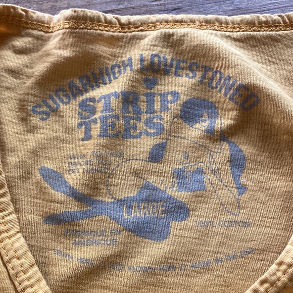 Sugarhigh lovestoned Pisces tee large EUC vintage - Picture 6 of 7